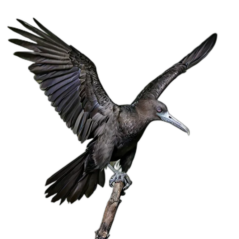 動物 鳥 グンカンドリ 透過 PNG 画像 フリー素材 #5573