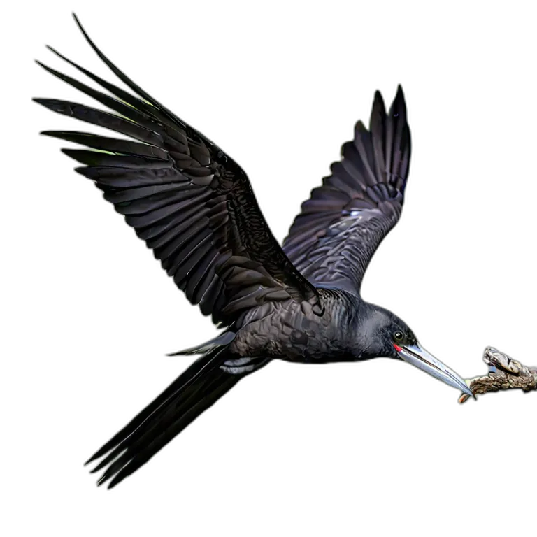 動物 鳥 グンカンドリ 透過 PNG 画像 フリー素材 #5580