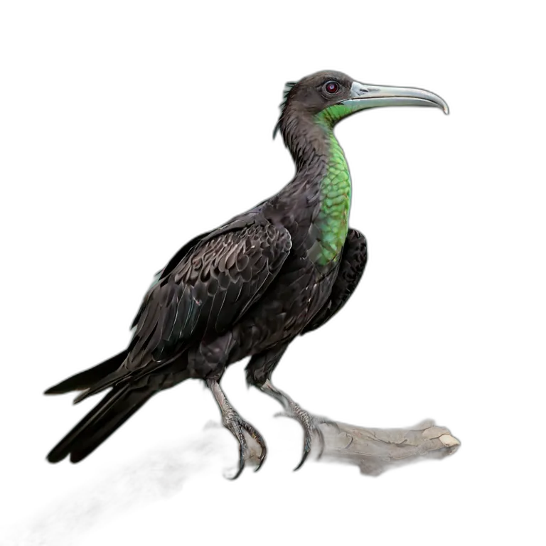 動物 鳥 グンカンドリ 透過 PNG 画像 フリー素材 #5588