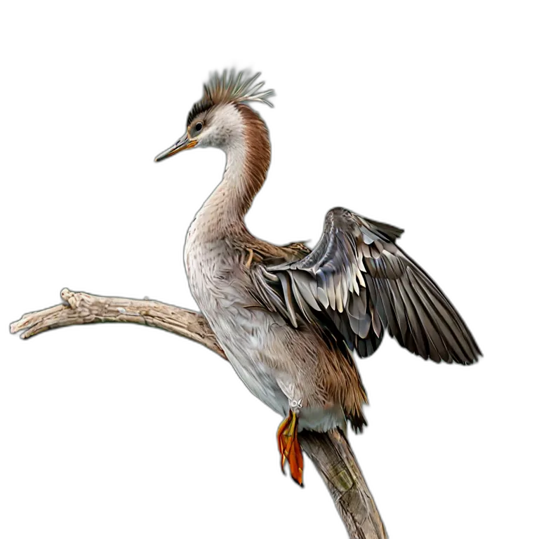 動物 鳥 カイツブリ 透過 PNG 画像 フリー素材 #5532