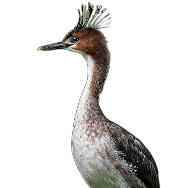 動物 鳥 カイツブリ 透過 PNG 画像 フリー素材 #5534