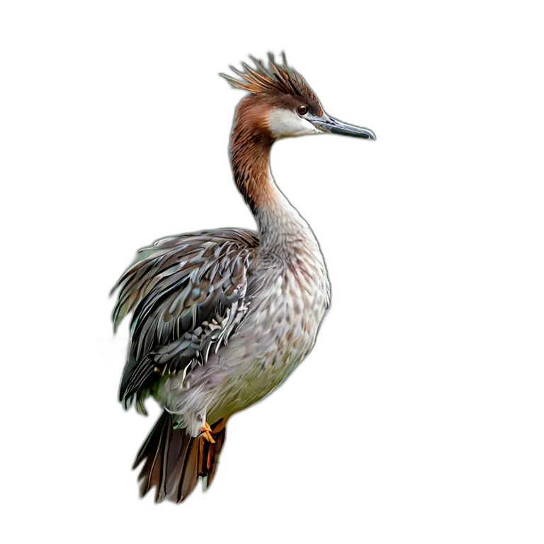 動物 鳥 カイツブリ 透過 PNG 画像 フリー素材 #5537