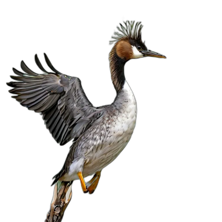 動物 鳥 カイツブリ 透過 PNG 画像 フリー素材 #5546