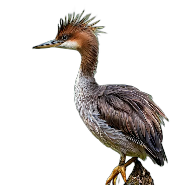 動物 鳥 カイツブリ 透過 PNG 画像 フリー素材 #5547