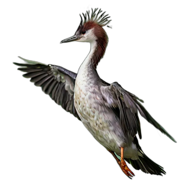 動物 鳥 カイツブリ 透過 PNG 画像 フリー素材 #5549