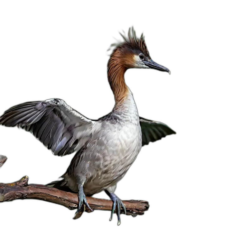 動物 鳥 カイツブリ 透過 PNG 画像 フリー素材 #5550