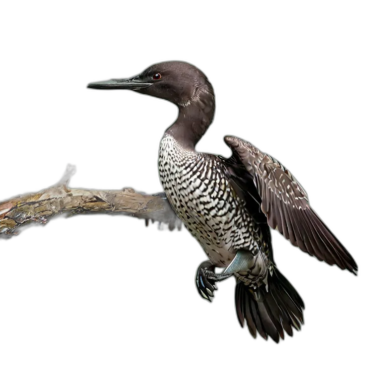 動物 鳥 アビ 透過 PNG 画像 フリー素材 #5553