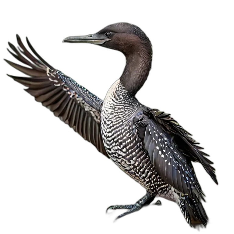 動物 鳥 アビ 透過 PNG 画像 フリー素材 #5556