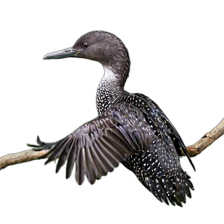 動物 鳥 アビ 透過 PNG 画像 フリー素材 #5557