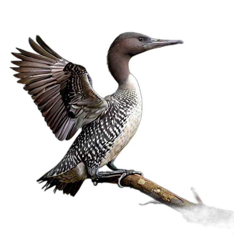 動物 鳥 アビ 透過 PNG 画像 フリー素材 #5569