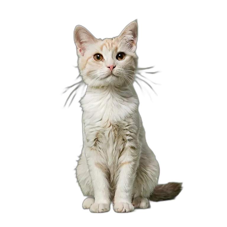 動物 猫 雑種猫 透過 PNG 画像 フリー素材 #4021