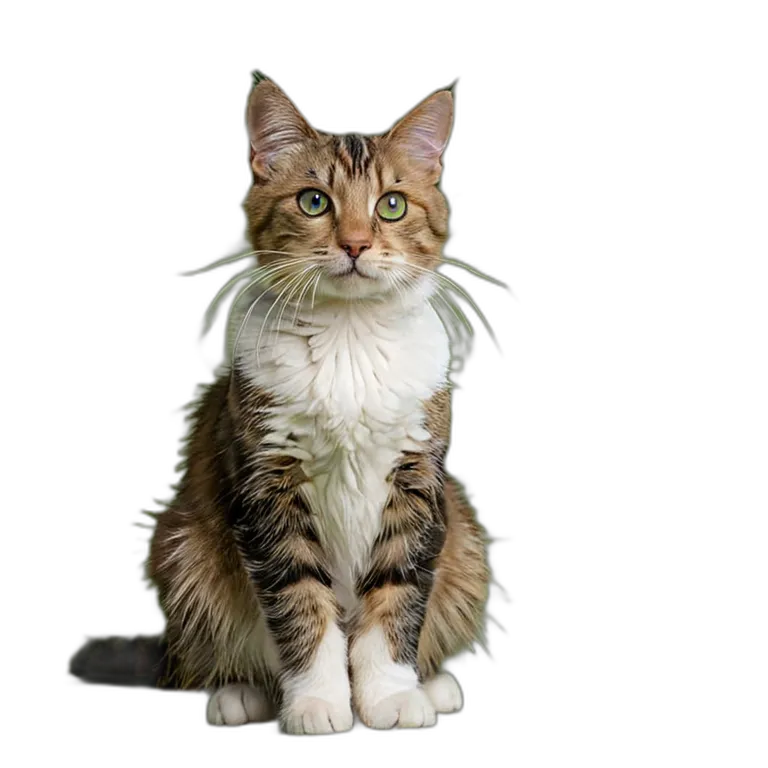 動物 猫 雑種猫 透過 PNG 画像 フリー素材 #4026