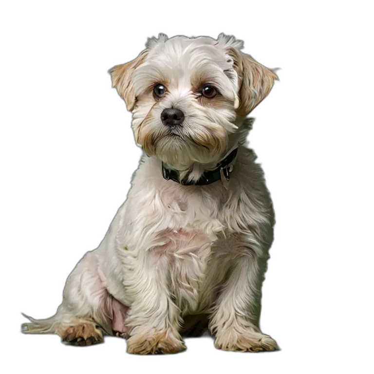 動物 犬 ダンディ・ディンモント・テリア 透過 PNG 画像 フリー素材 #1981