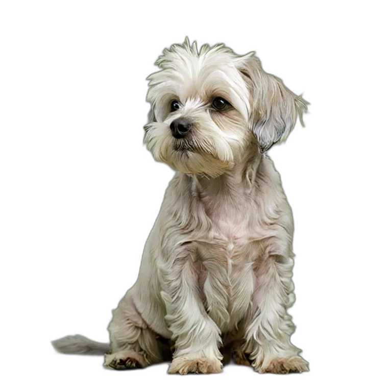 動物 犬 ダンディ・ディンモント・テリア 透過 PNG 画像 フリー素材 #1982