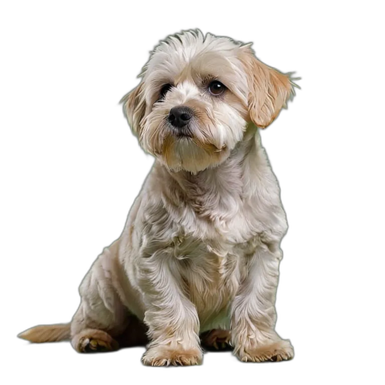 動物 犬 ダンディ・ディンモント・テリア 透過 PNG 画像 フリー素材 #1983