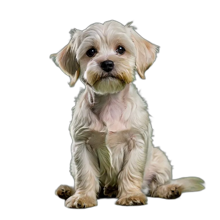 動物 犬 ダンディ・ディンモント・テリア 透過 PNG 画像 フリー素材 #1985