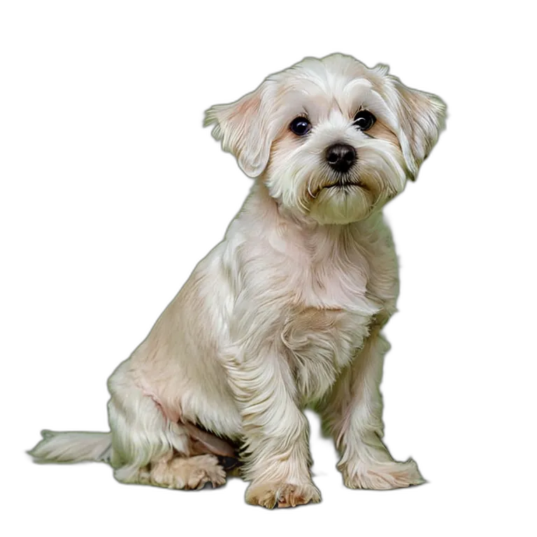 動物 犬 ダンディ・ディンモント・テリア 透過 PNG 画像 フリー素材 #1986