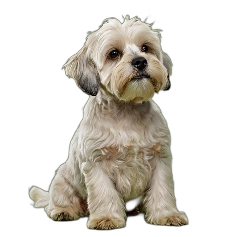 動物 犬 ダンディ・ディンモント・テリア 透過 PNG 画像 フリー素材 #1990