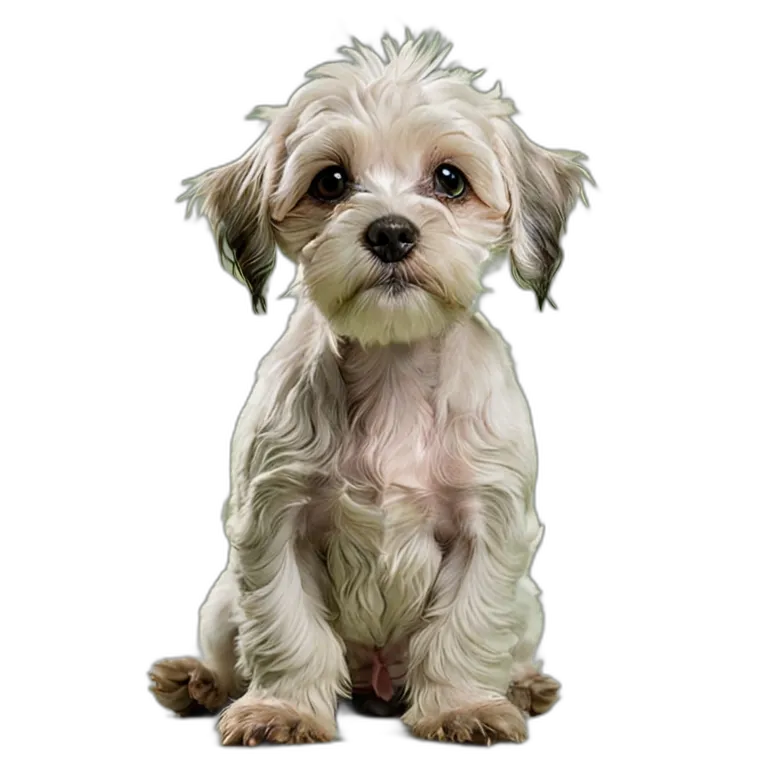 動物 犬 ダンディ・ディンモント・テリア 透過 PNG 画像 フリー素材 #1991