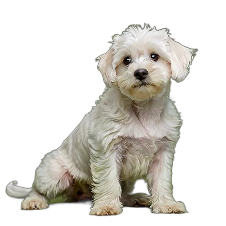 動物 犬 ダンディ・ディンモント・テリア 透過 PNG 画像 フリー素材 #1993