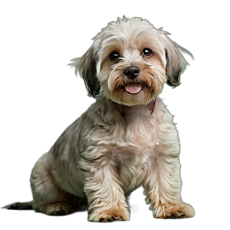 動物 犬 ダンディ・ディンモント・テリア 透過 PNG 画像 フリー素材 #1994