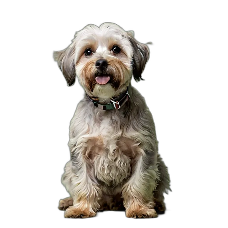 動物 犬 ダンディ・ディンモント・テリア 透過 PNG 画像 フリー素材 #1997