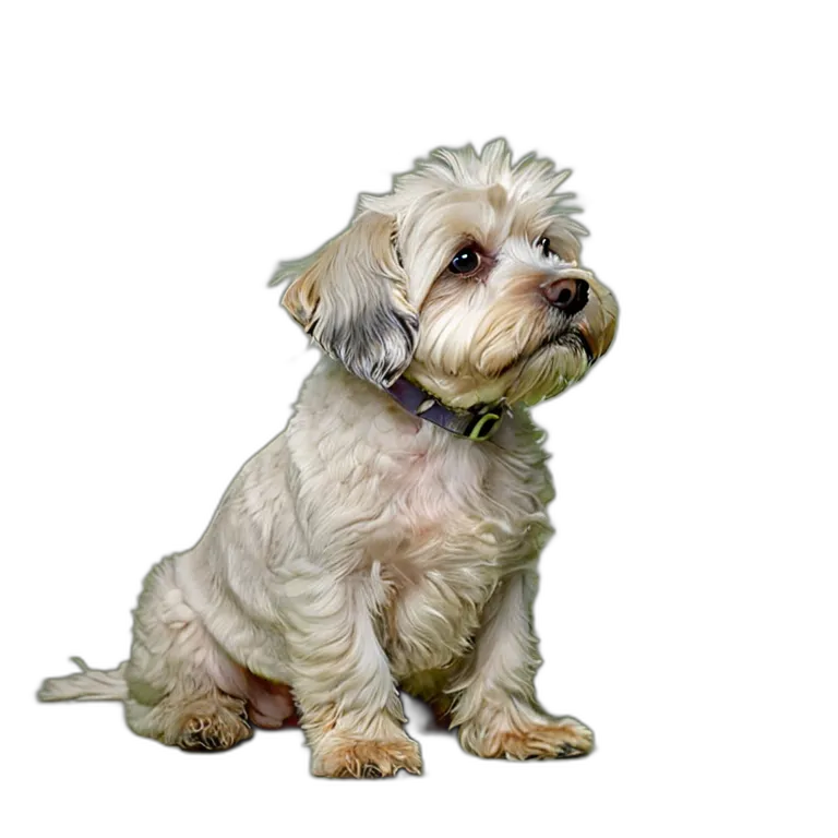 動物 犬 ダンディ・ディンモント・テリア 透過 PNG 画像 フリー素材 #1998