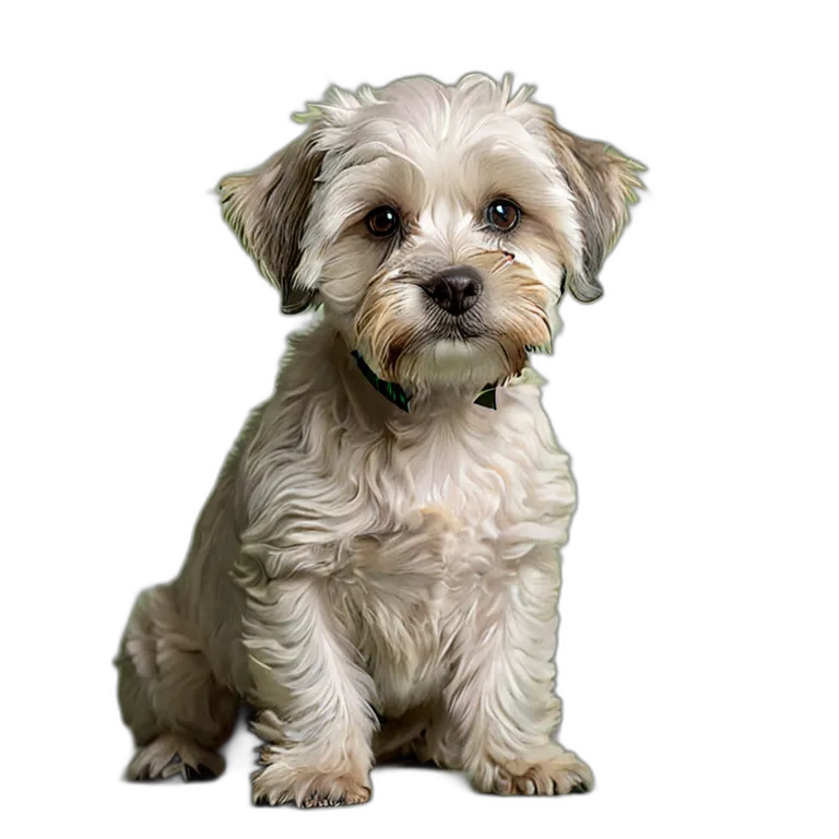 動物 犬 ダンディ・ディンモント・テリア 透過 PNG 画像 フリー素材 #1999