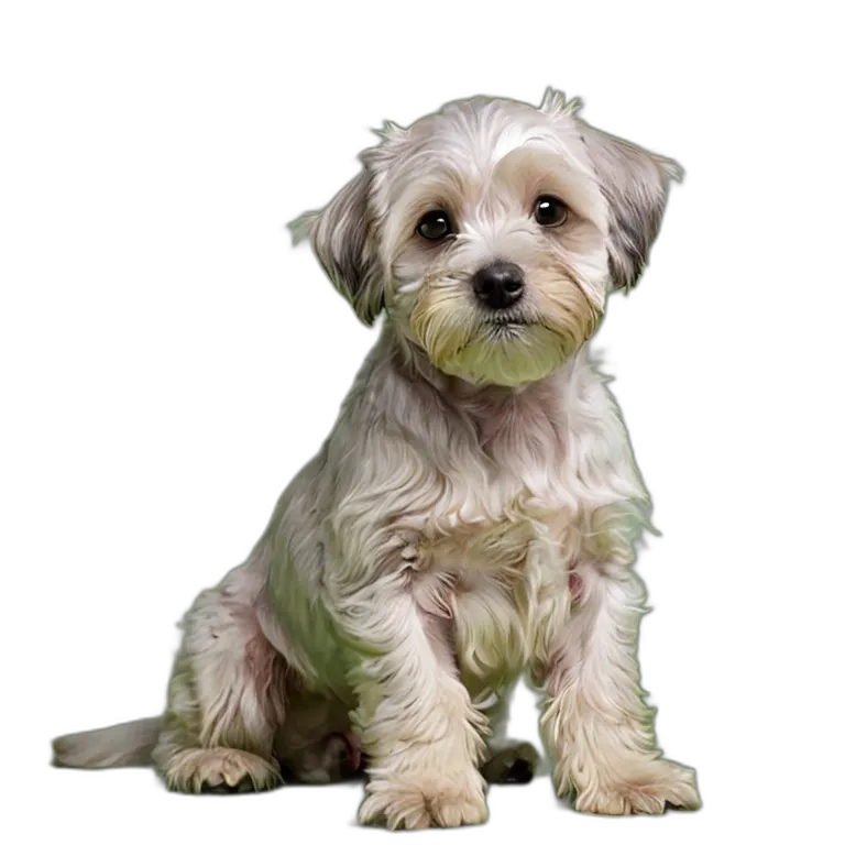 動物 犬 ダンディ・ディンモント・テリア 透過 PNG 画像 フリー素材 #2000