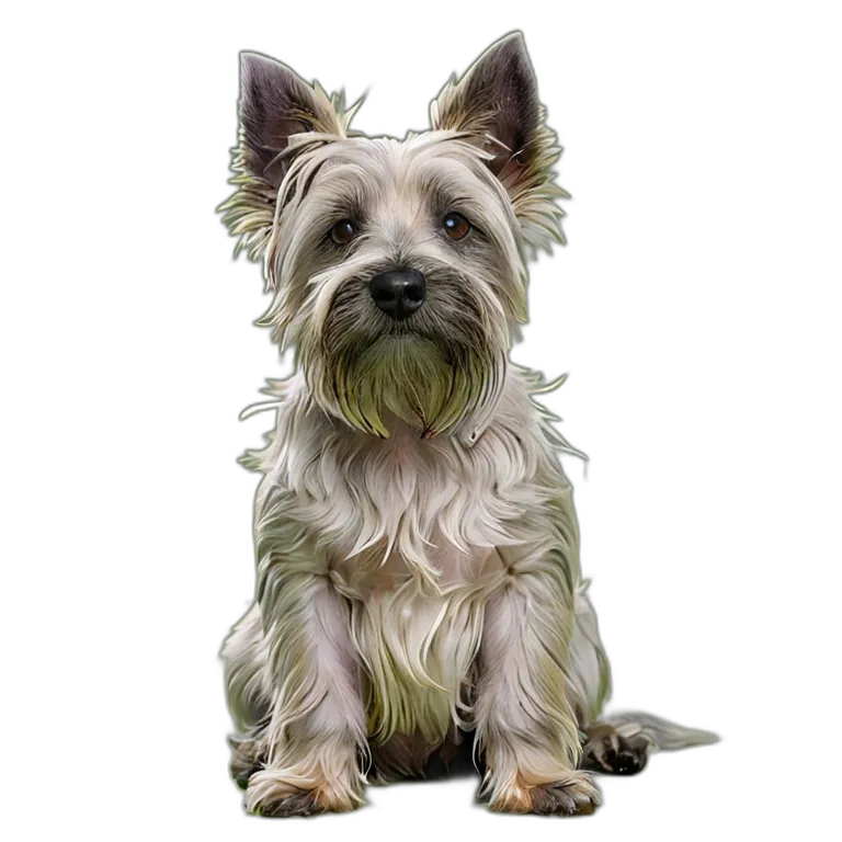 動物 犬 スカイ・テリア 透過 PNG 画像 フリー素材 #1949