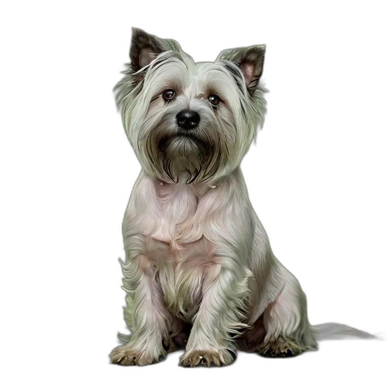 動物 犬 スカイ・テリア 透過 PNG 画像 フリー素材 #1950