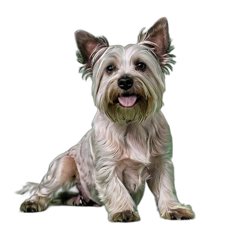 動物 犬 スカイ・テリア 透過 PNG 画像 フリー素材 #1952