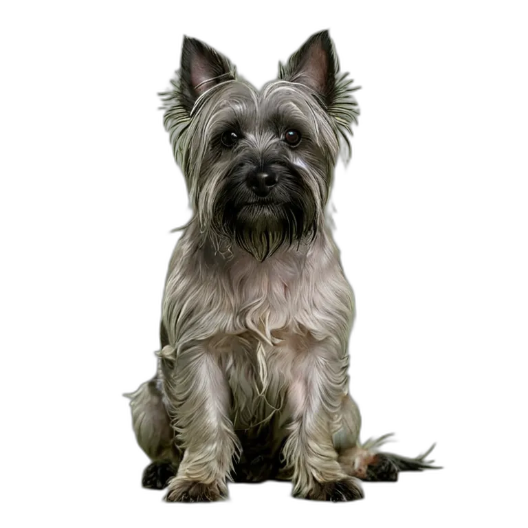 動物 犬 スカイ・テリア 透過 PNG 画像 フリー素材 #1956