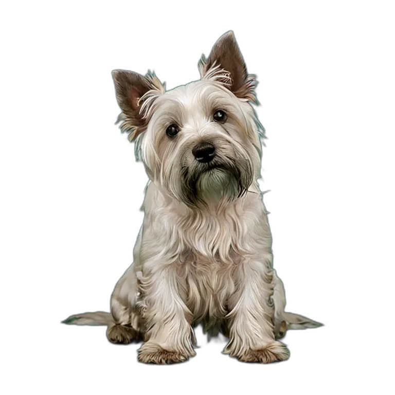 動物 犬 スカイ・テリア 透過 PNG 画像 フリー素材 #1958