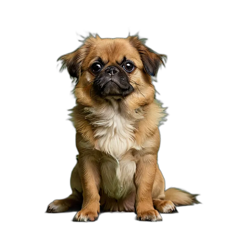 動物 犬 チベタン・スパニエル 透過 PNG 画像 フリー素材 #2001