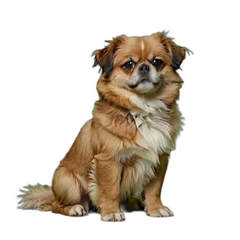 動物 犬 チベタン・スパニエル 透過 PNG 画像 フリー素材 #2002