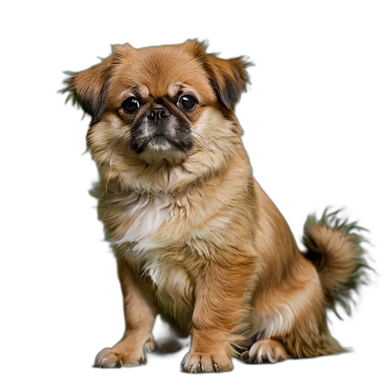 動物 犬 チベタン・スパニエル 透過 PNG 画像 フリー素材 #2005