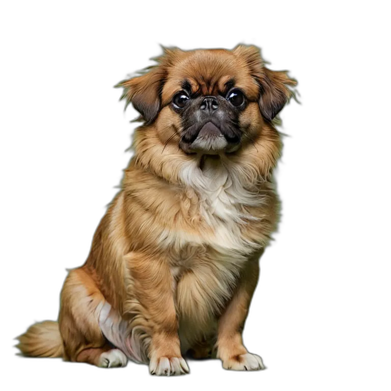 動物 犬 チベタン・スパニエル 透過 PNG 画像 フリー素材 #2010