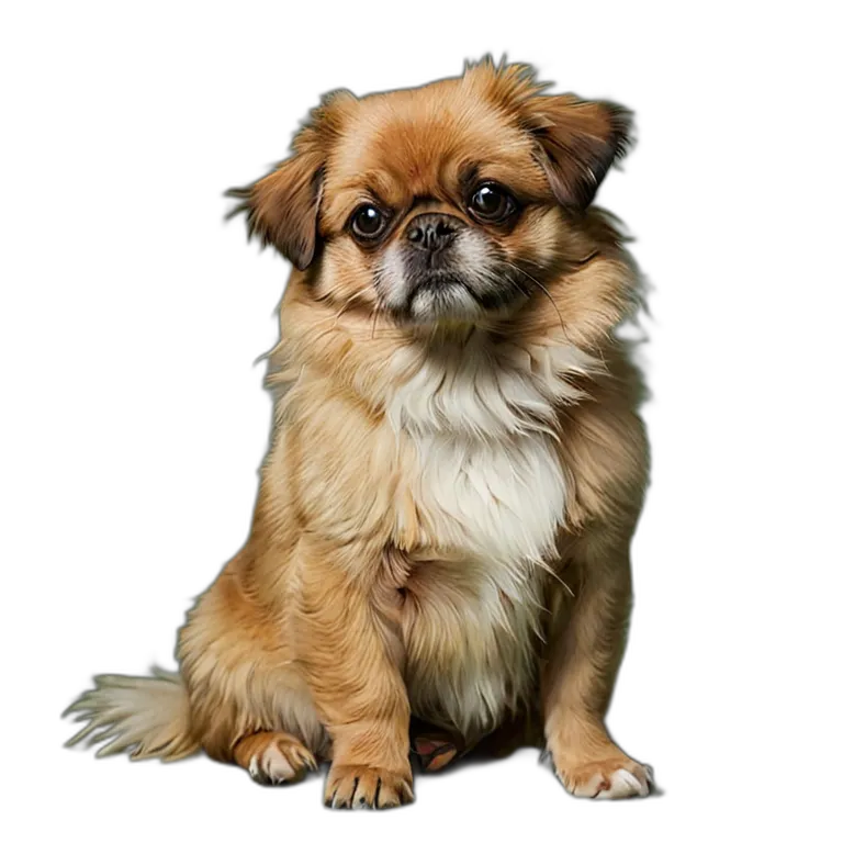 動物 犬 チベタン・スパニエル 透過 PNG 画像 フリー素材 #2014