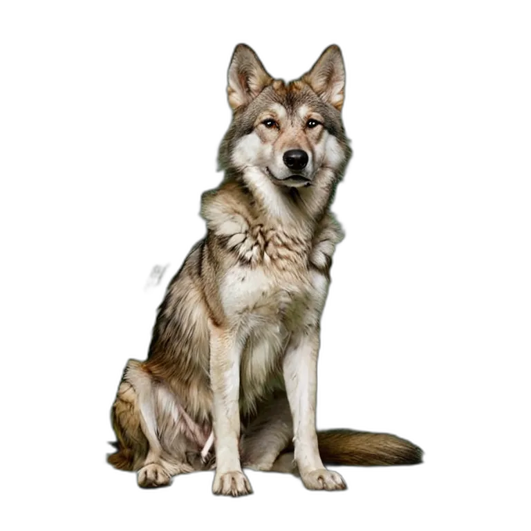 動物 犬 ウルフドッグ 透過 PNG 画像 フリー素材 #2022