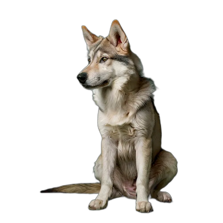 動物 犬 ウルフドッグ 透過 PNG 画像 フリー素材 #2023