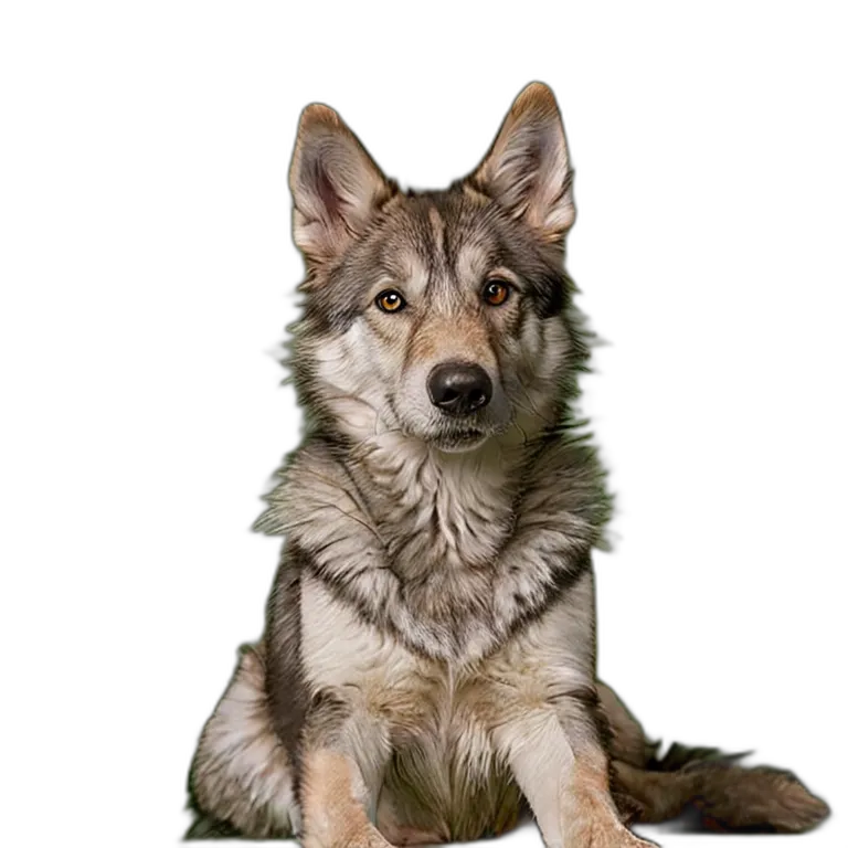 動物 犬 ウルフドッグ 透過 PNG 画像 フリー素材 #2039