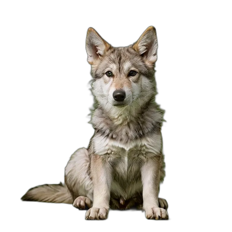 動物 犬 ウルフドッグ 透過 PNG 画像 フリー素材 #2040