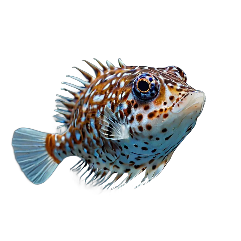 動物 魚 ハコフグ 透過 PNG 画像 フリー素材 #6174