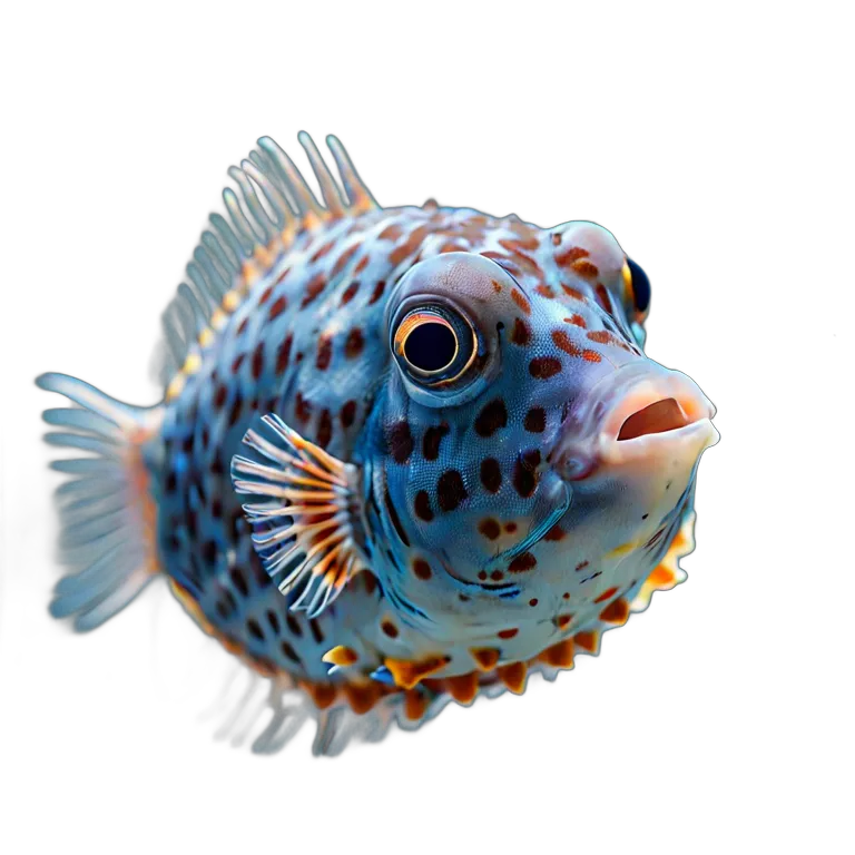 動物 魚 ハコフグ 透過 PNG 画像 フリー素材 #6178