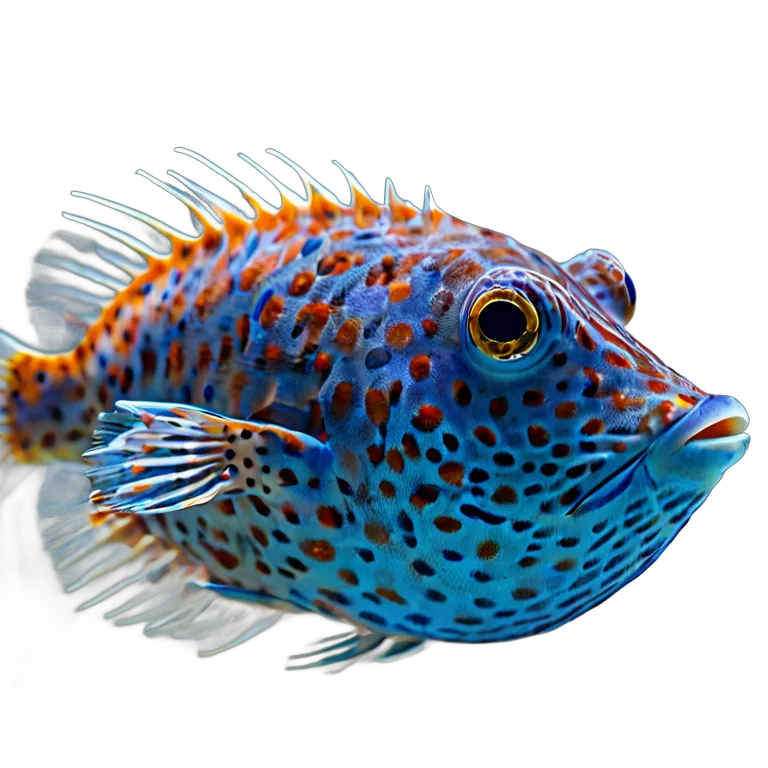 動物 魚 ハコフグ 透過 PNG 画像 フリー素材 #6179