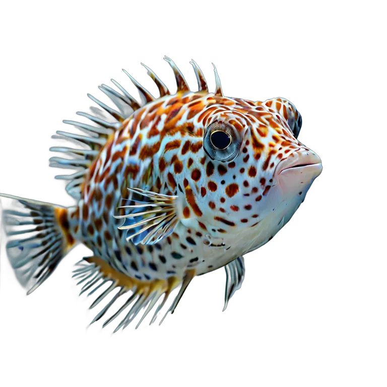 動物 魚 ハコフグ 透過 PNG 画像 フリー素材 #6183