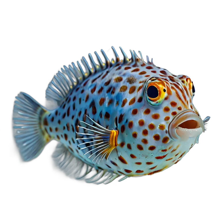 動物 魚 ハコフグ 透過 PNG 画像 フリー素材 #6186