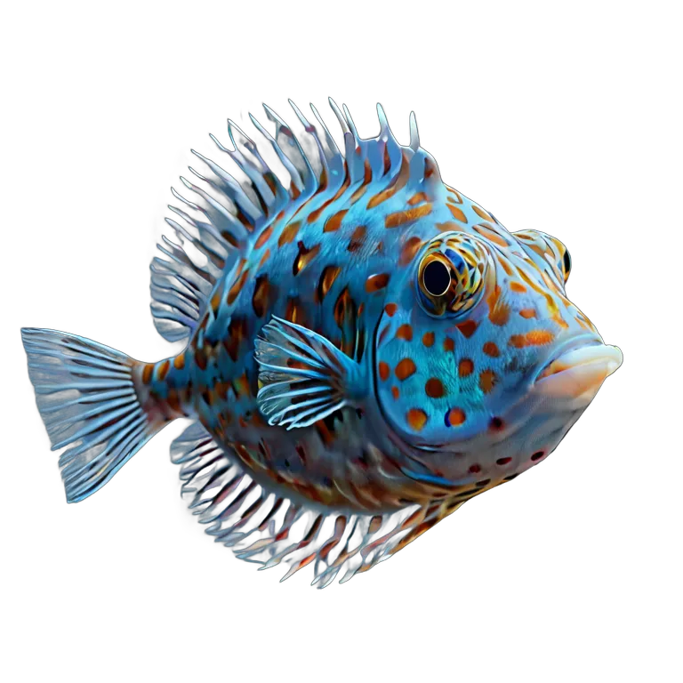 動物 魚 ハコフグ 透過 PNG 画像 フリー素材 #6187
