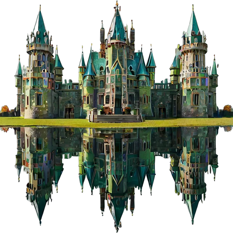 edificio castillo castillo de cristal caleidosc贸pico Imagen PNG transparente recurso gratuito #29454